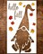 Gnome Stencils Reusable - Large Stencils for Painting on Wood (Gnome Fall)